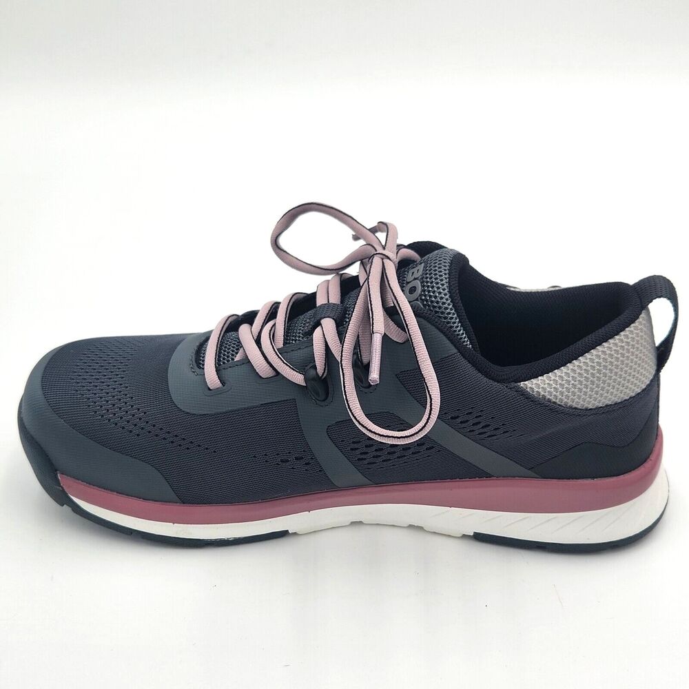 BOGS Safety Toe Shoes Womens 9.5 Gray/Pink Composite Work Sneakers ASTM NEW - Picture 6 of 11